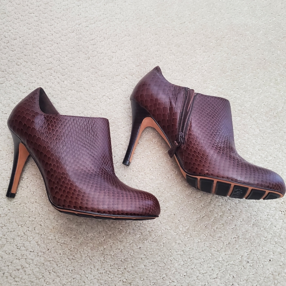 Cole Haan Nike Air brown ankle boots